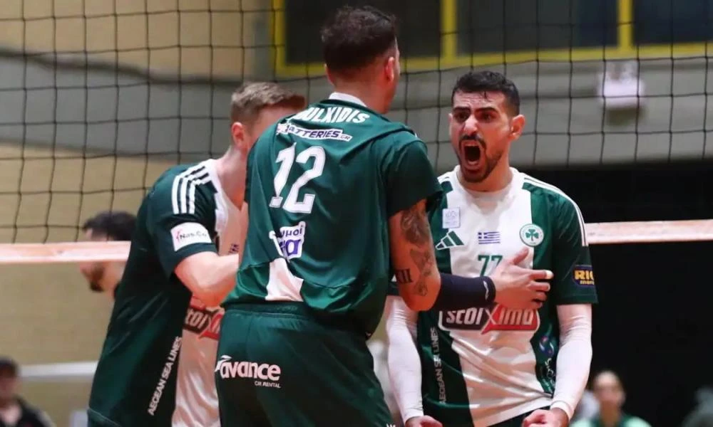 Παναθηναϊκός – ΠΑΟΚ 3-2: Προβάδισμα πρόκρισης στους τελικούς της Volley League